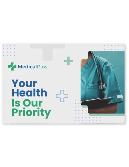 3 cerotti in mini busta di carta stampata a colori