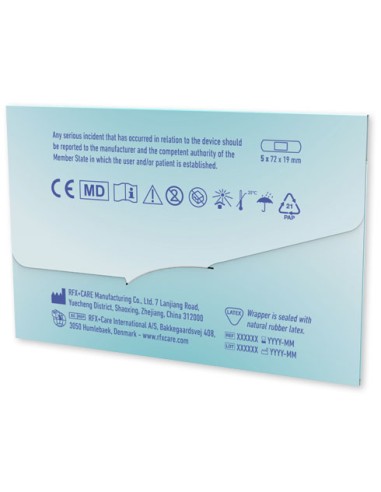 5 cerotti in busta di carta stampata a colori