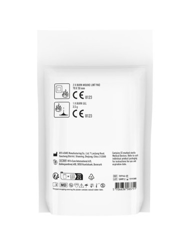 MiniKit Primo Soccorso Bruciature con custodia in carta