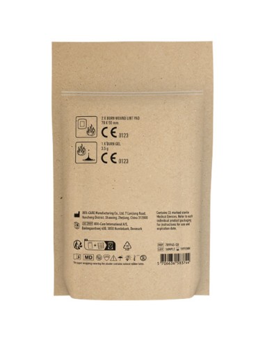 MiniKit Primo Soccorso Bruciature con custodia in carta