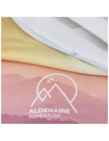 Multisciarpa in PET riciclato con stampa a sublimazione, orli e strato in pile Zoya 