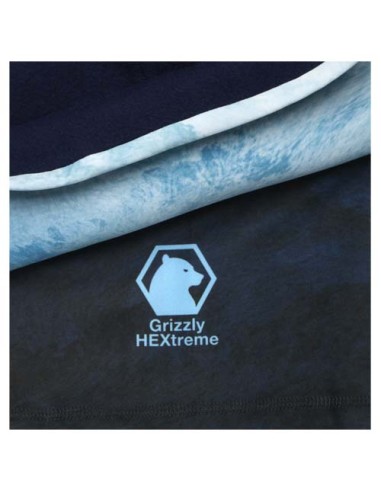 Multisciarpa in PET riciclato con stampa a sublimazione, orli e strato in pile Zoya 