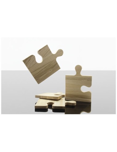 Tagliere in rovere con design puzzle SCX.design K05