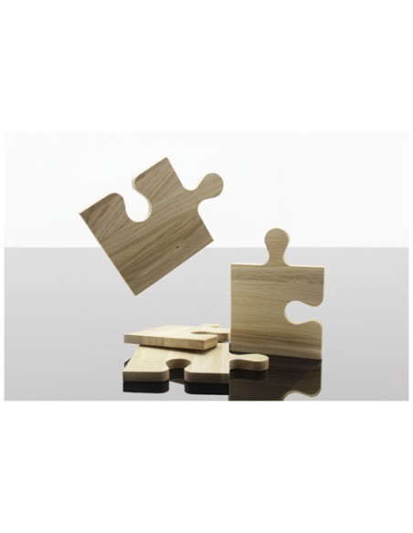 Tagliere in rovere con design puzzle SCX.design K05