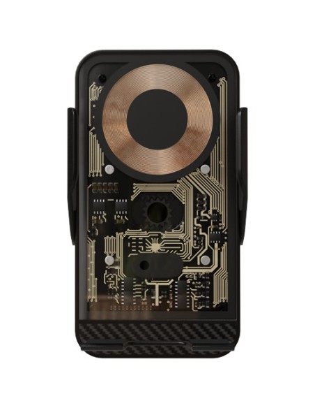 Caricabatterie wireless da 15 W con supporto per telefono da auto SCX.design V40
