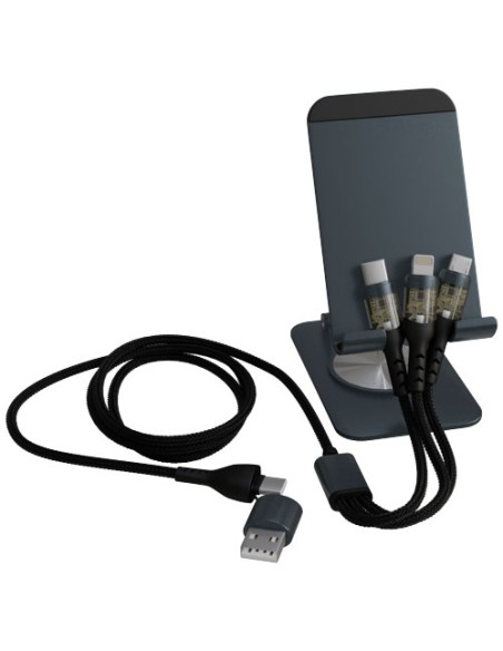 Supporto per telefono pieghevole con cavo di ricarica 3 in 1 SCX.design O32 Supporto per telefono pieghevole con cavo di ricarica 3 in 1 SCX.design O32