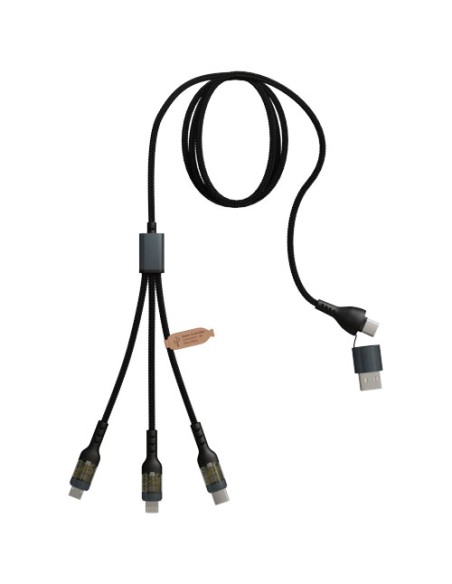 Supporto per telefono pieghevole con cavo di ricarica 3 in 1 SCX.design O32 Supporto per telefono pieghevole con cavo di ricarica 3 in 1 SCX.design O32