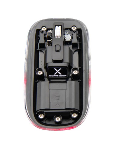 Mouse wireless trasparente a modalità multipla con tecnologia Bluetooth® da 2,4 GHz SCX.design O24