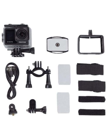 Action camera a doppio schermo da 4K Prixton DV670