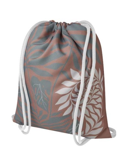 Borsa con cordoncino in PET riciclato con stampa a sublimazione Clif