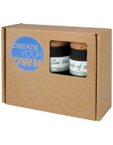 Giardino da scrivania con mix di erbe, set di tre vasi Hey Pots