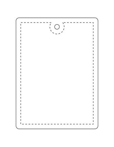 Gancio rettangolare leggero e catarifrangente in PVC di grandi dimensioni RFX™ H-12