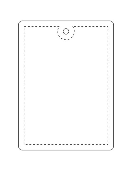 Gancio rettangolare leggero e catarifrangente in PVC di grandi dimensioni RFX™ H-12