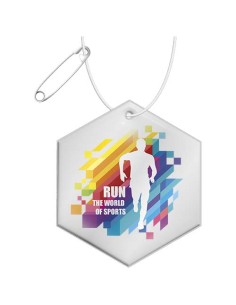 Gancio esagonale leggero catarifrangente in PVC RFX™ H-12