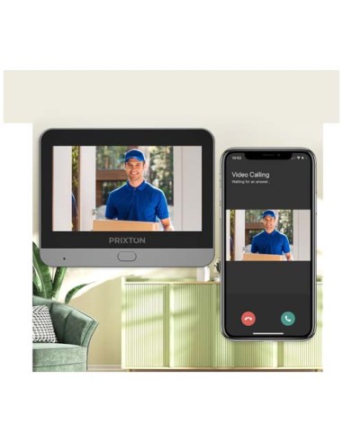Visualizzatore di sorveglianza intelligente Wi-Fi per porte Prixton DV50