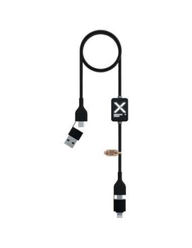 Cavo di ricarica con interruttore e logo luminoso da 60 W SCX.design C32