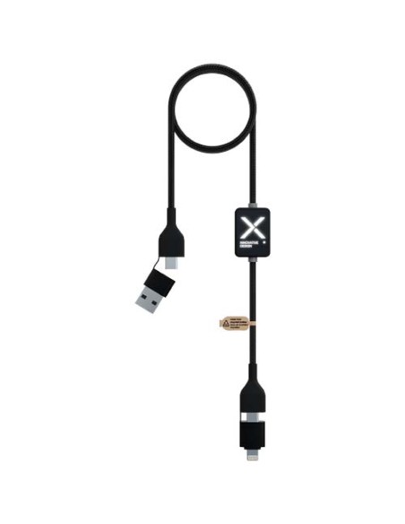 Cavo di ricarica con interruttore e logo luminoso da 60 W SCX.design C32 Cavo di ricarica con interruttore e logo luminoso da 60 W SCX.design C32