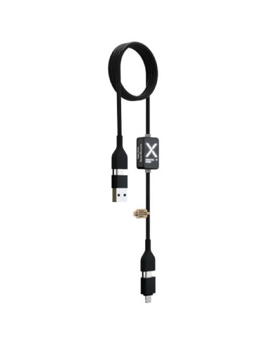 Cavo di ricarica con interruttore e logo luminoso da 60 W SCX.design C32