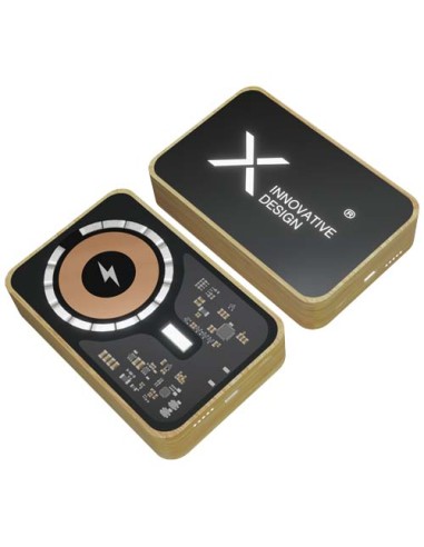 Power bank in bamboo 10.000 mAh MagSafe SCX.design P27