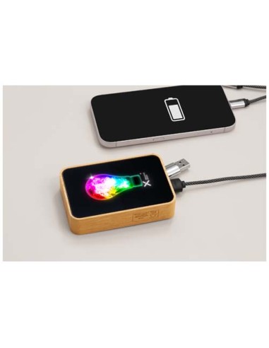 Power bank in bamboo 10.000 mAh MagSafe SCX.design P27