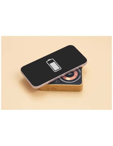 Power bank in bamboo 10.000 mAh MagSafe SCX.design P27