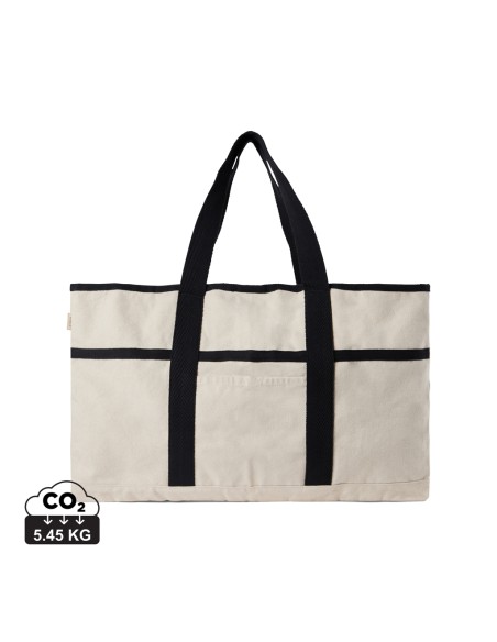 Borsa spiaggia VINGA Volonne in tela riciclata AWARE™