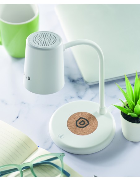 Caricatore wireless e lampada
