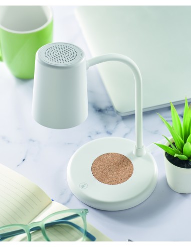 Caricatore wireless e lampada