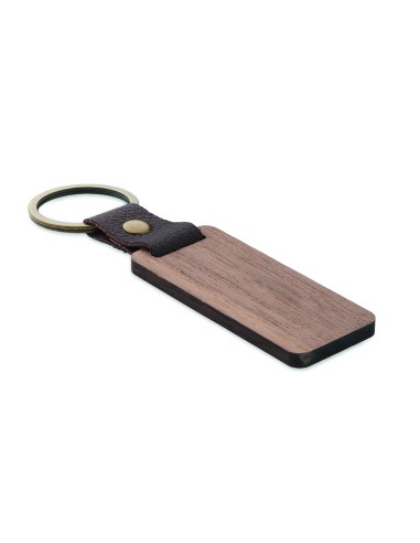Portachiavi in noce e PU