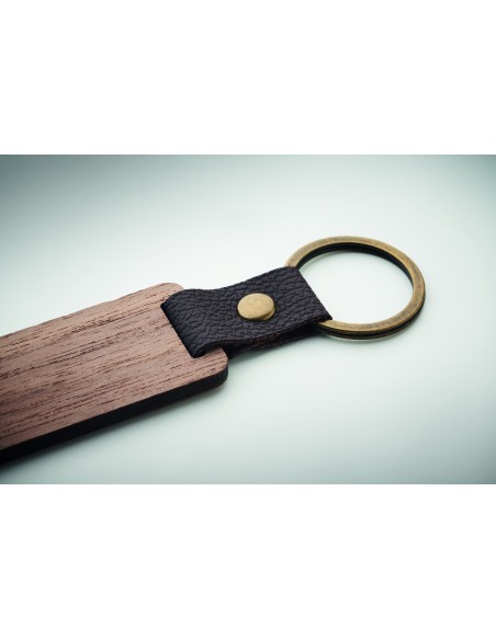 Portachiavi in noce e PU