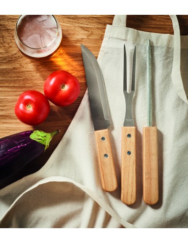 Attrezzi da barbecue in acciaio