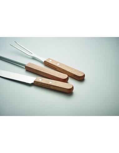 Attrezzi da barbecue in acciaio