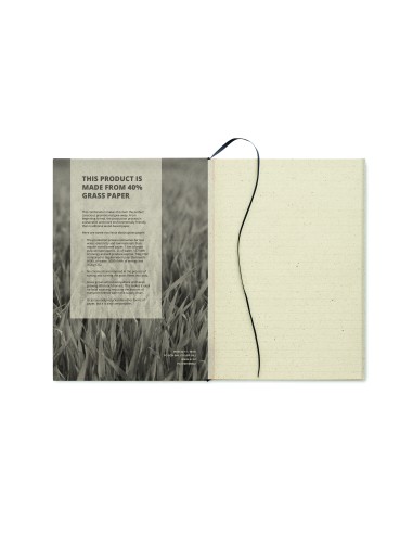 Quaderno in carta di erba