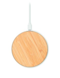 Caricatore wireless in bamboo