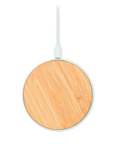 Caricatore wireless in bamboo