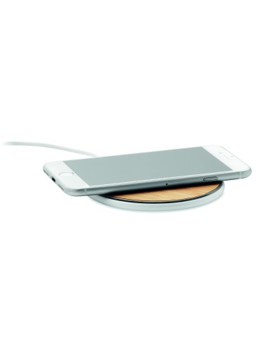 Caricatore wireless in bamboo