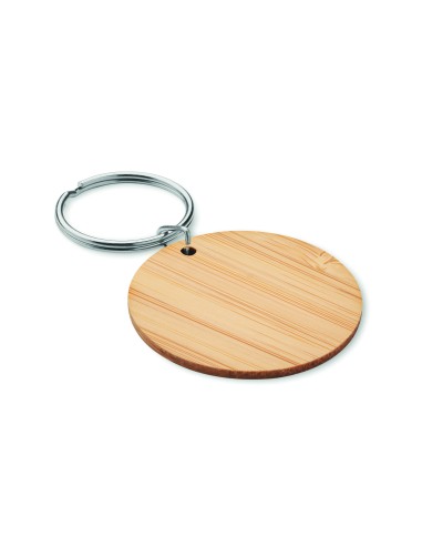 Portachiavi rotondo in bamboo