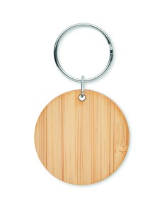 Portachiavi rotondo in bamboo