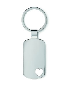 Portachiavi rettangolare/cuore