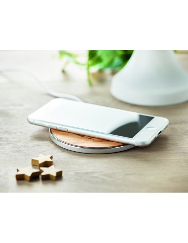 Caricatore wireless in bamboo