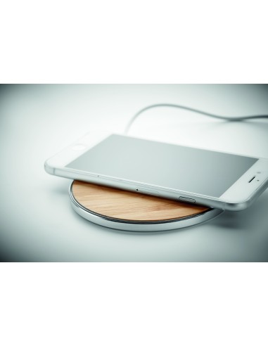 Caricatore wireless in bamboo