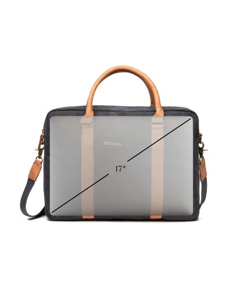 Borsa porta PC VINGA Bosler in canvas riciclato RCS