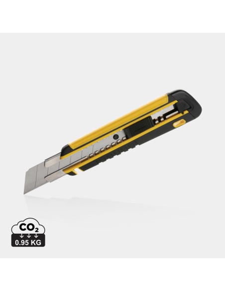 Taglierino heavy duty ricaricabile in plastica riciclata RCS