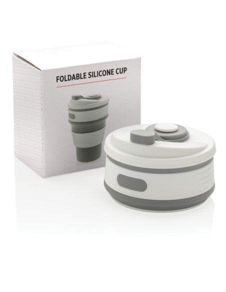 Tazza pieghevole in silicone