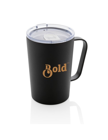 Tazza termica in acciaio inox riciclato RCS con tappo 420ml