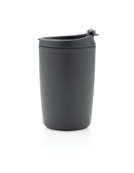 Bicchiere in PP riciclato GRS con tappo 300ml