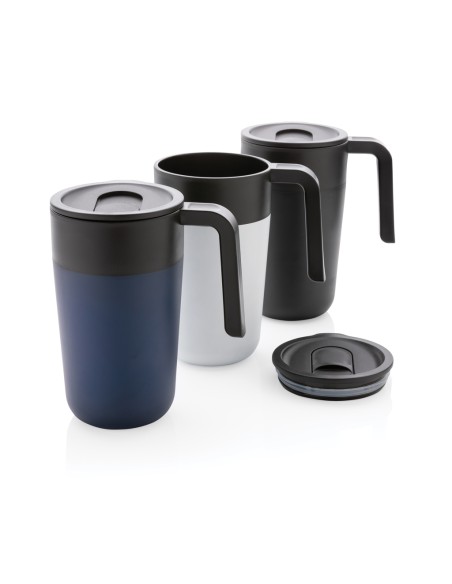 Tazza con manico in PP e SS riciclati GRS 480ml