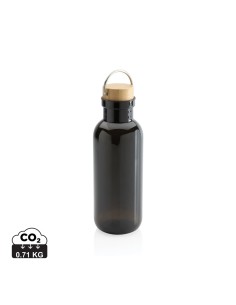 Bottiglia rPET RCS con manico e tappo in bambù 680ml