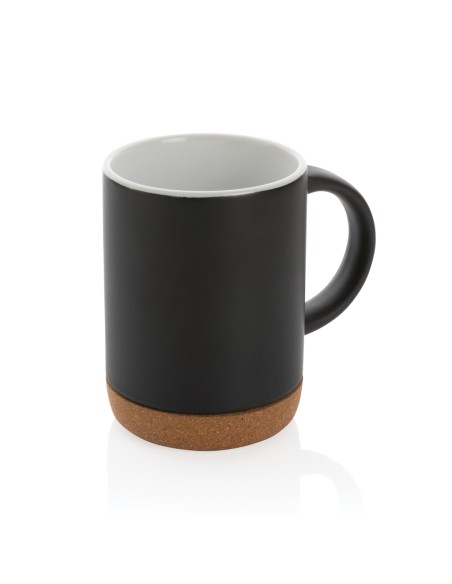 Tazza in ceramica con base in sughero 280ml