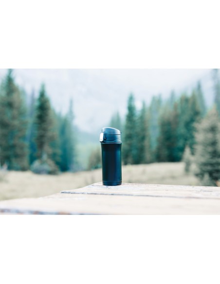 Tazza termica easy lock in acciaio riciclato RCS